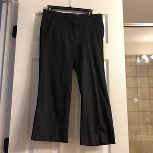 Black J Crew Cropped Pants